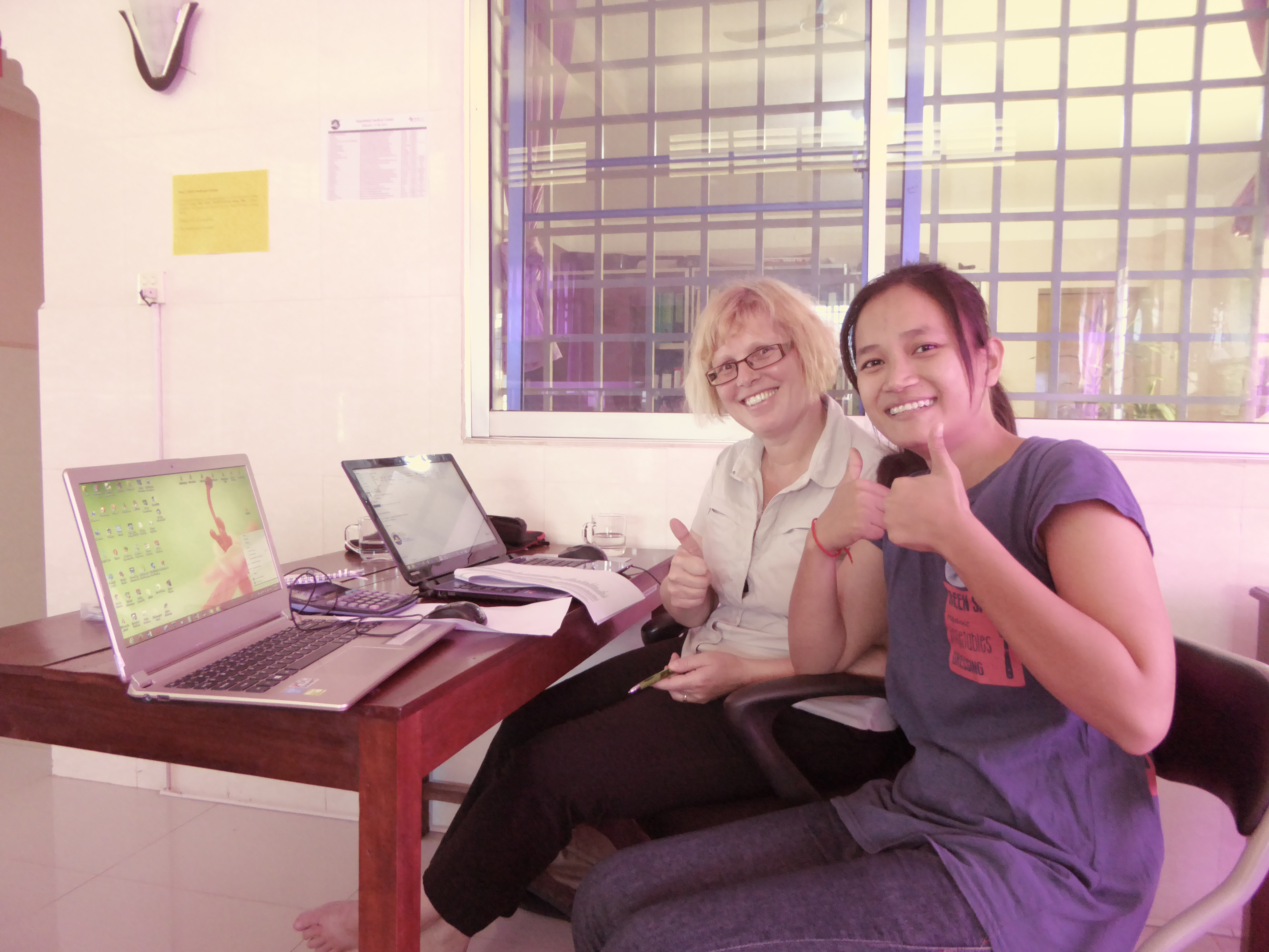 AfID volunteer with CRDT Cambodia